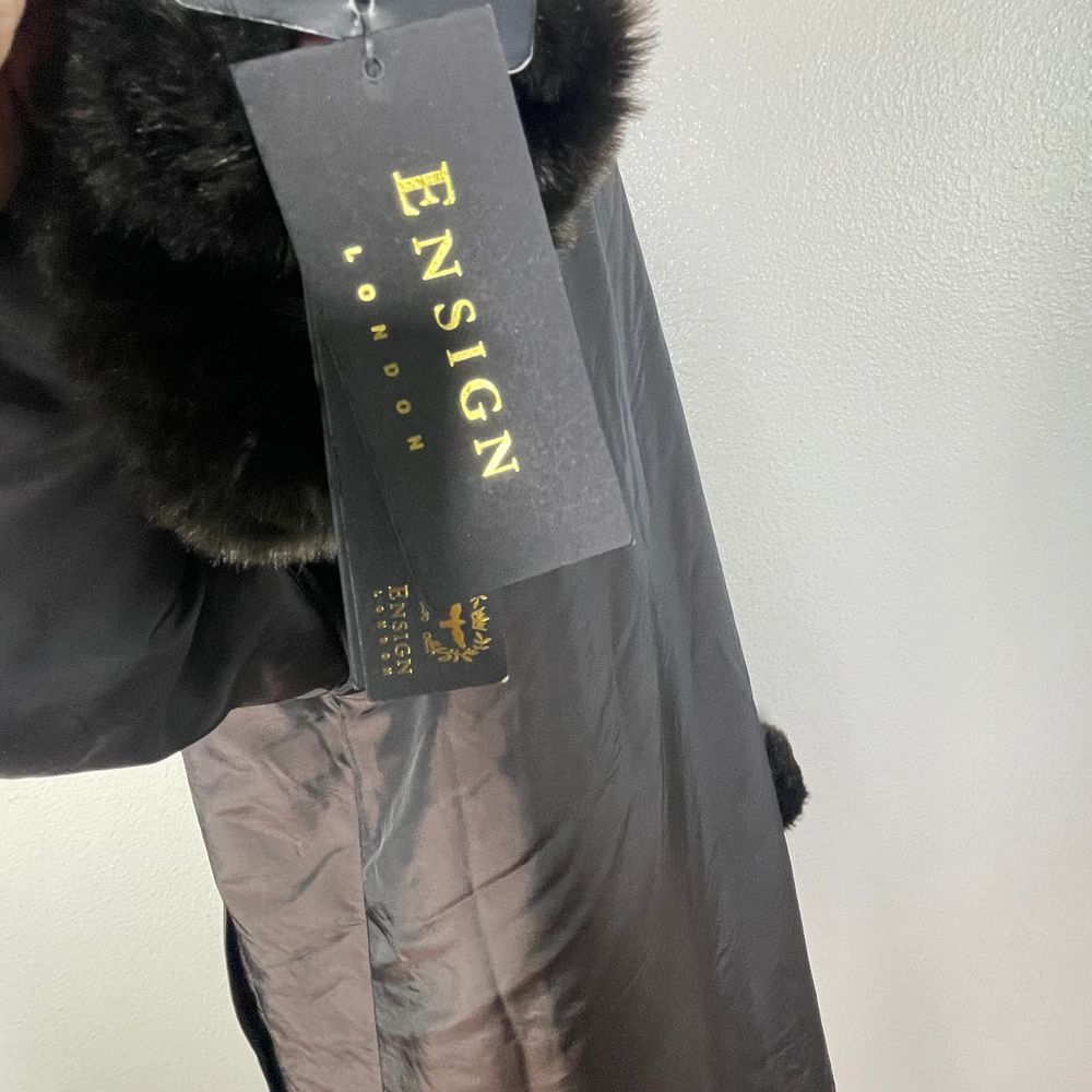 Ensign London oversized NWT reversible‎ faux fur and wind/water resistant S coat - Picture 12 of 16